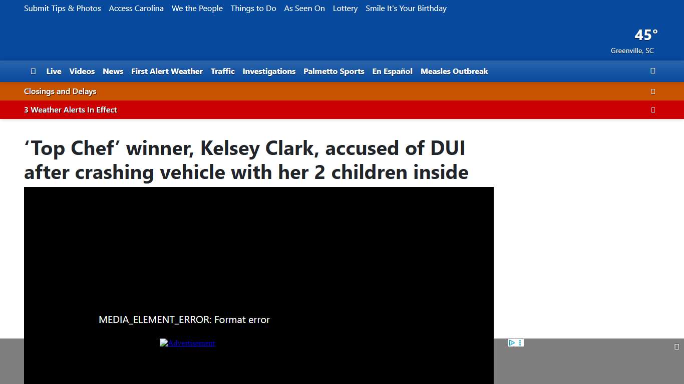 ‘Top Chef’ winner, Kelsey Clark, accused of DUI after crashing vehicle with her 2 children inside